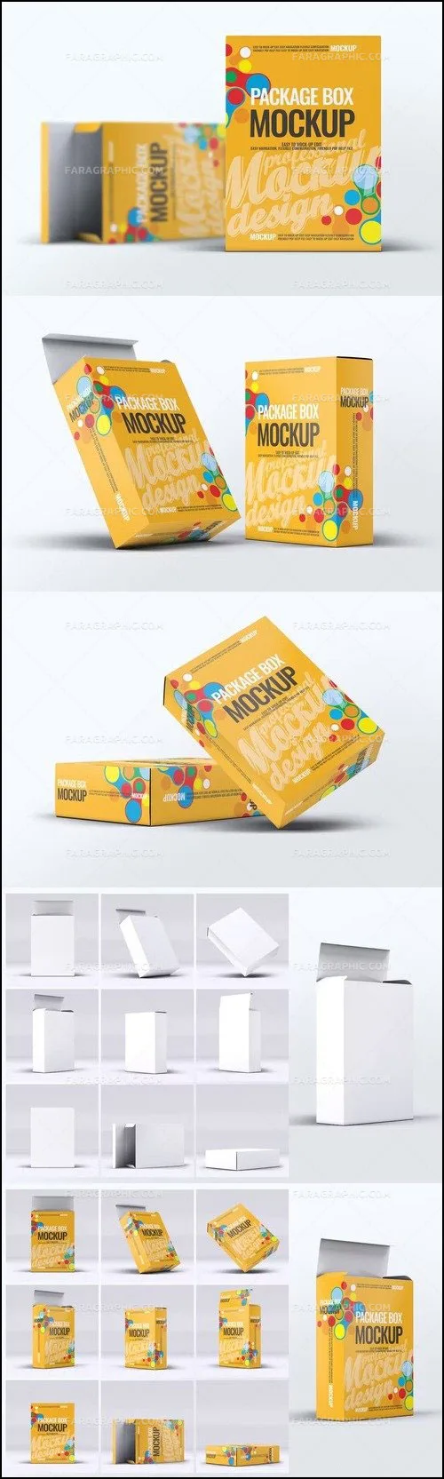 دانلود موکاپ فتوشاپ جعبه محصولات - شماره 8