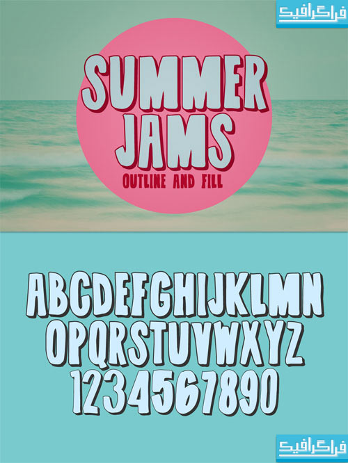 دانلود فونت انگلیسی Summer Jam