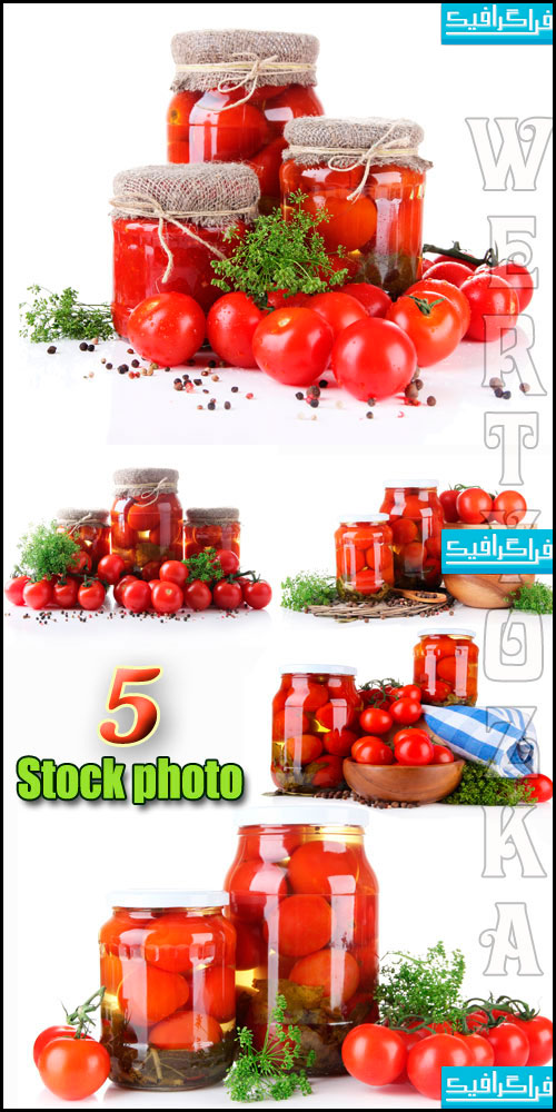 دانلود تصاویر استوک گوجه و رب گوجه