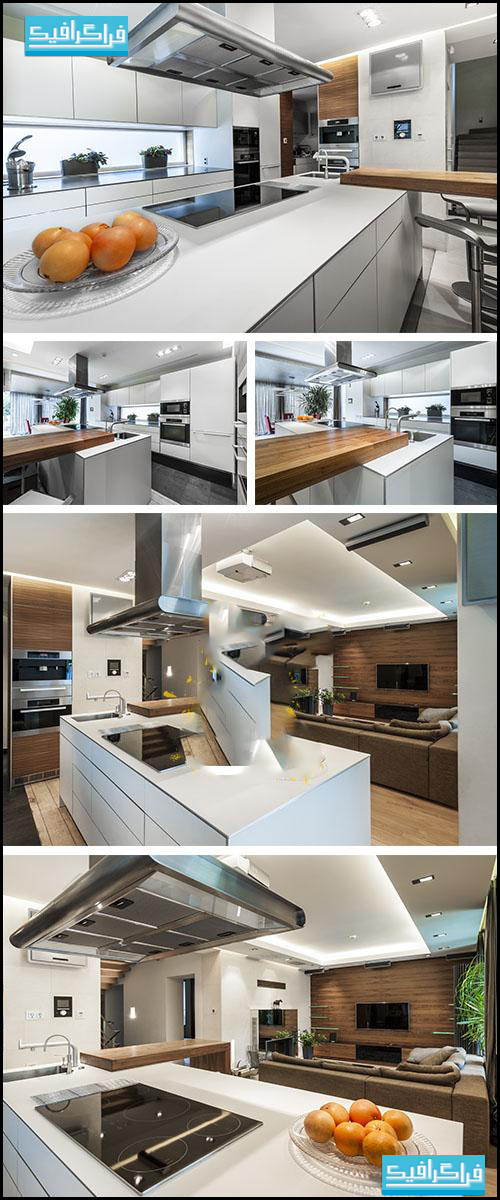 دانلود تصاویر استوک آشپز خانه های مدرن