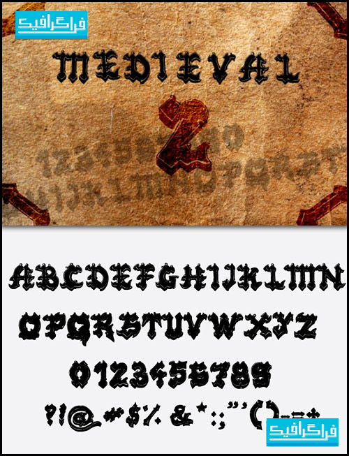 دانلود فونت انگلیسی Medieval 2