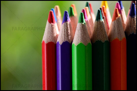 دانلود والپیپر مداد رنگی