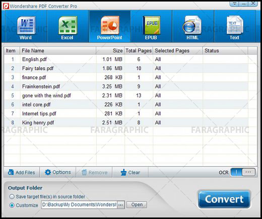نرم افزار تبدیل فایل پی دی اف Wondershare PDF Converter Pro 4
