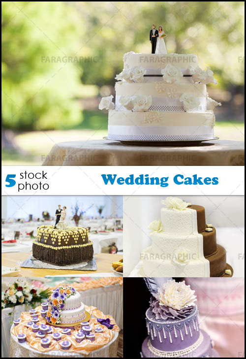 دانلود تصاویر استوک کیک عروسی