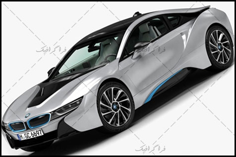 دانلود مدل سه بعدی اتومبیل BMW i8 2015