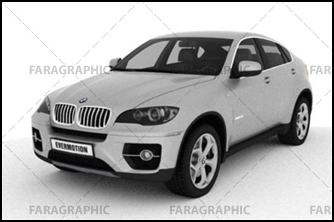 دانلود مدل سه بعدی اتومبیل BMW X6