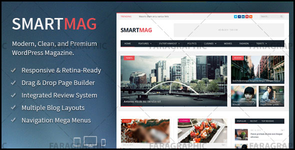 دانلود پوسته وردپرس مجله حرفه ای Smartmag