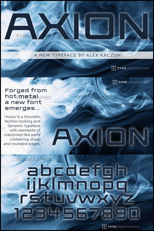 دانلود فونت انگلیسی Axion
