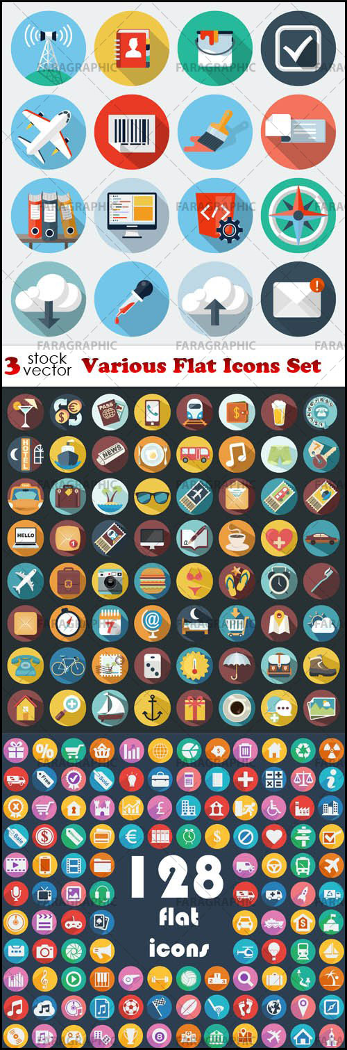 دانلود آیکون های تخت - Flat Icons – شماره 19