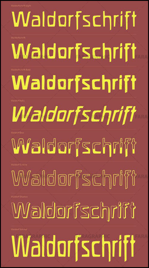 دانلود فونت های انگلیسی Waldrofschrift