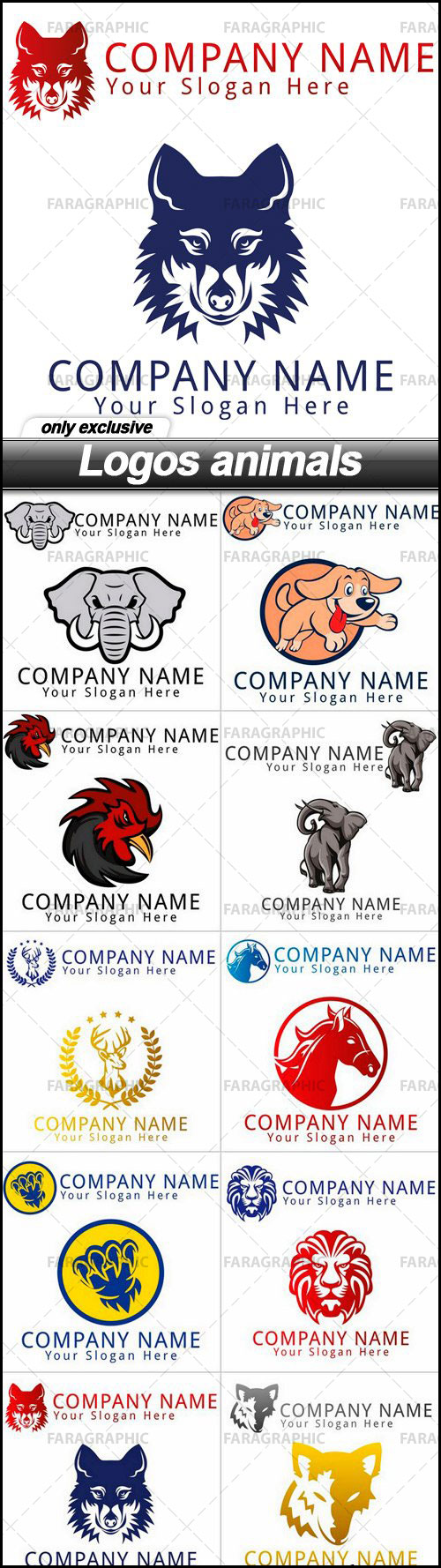 دانلود لوگوی حیوانات - Animals Logo