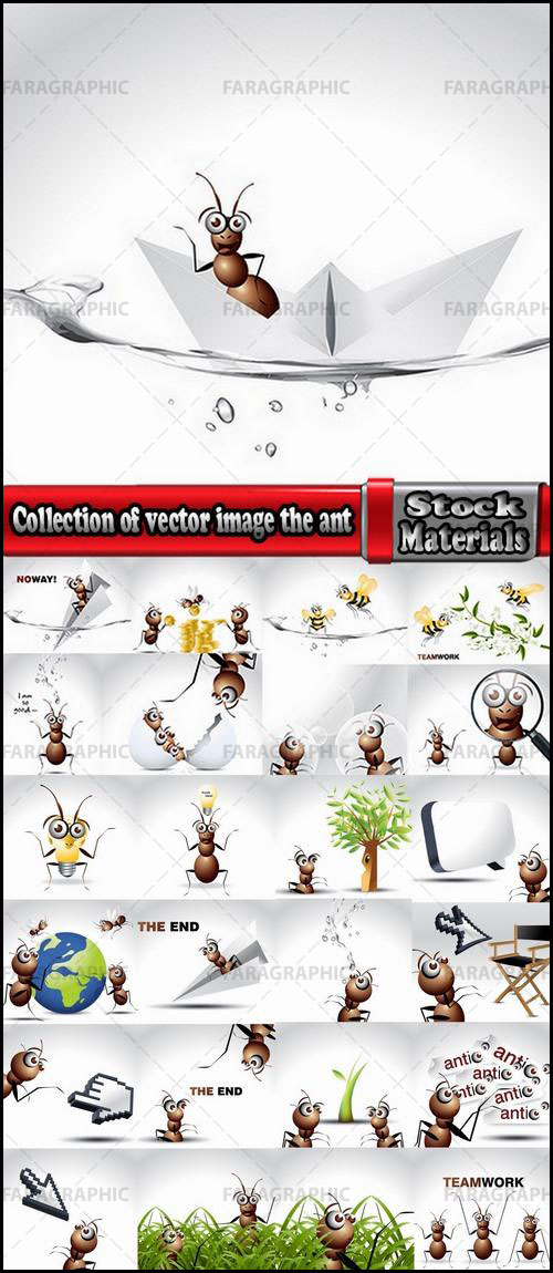 دانلود وکتور طرح های مورچه