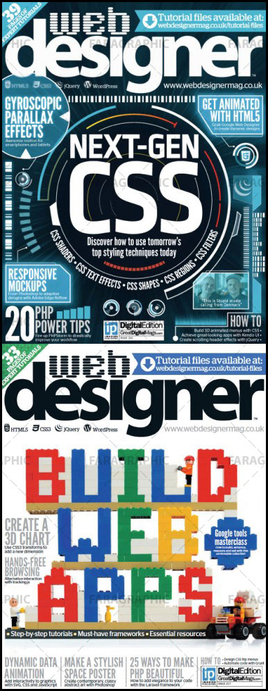 مجله طراح وب Web Designer شماره های 216-217
