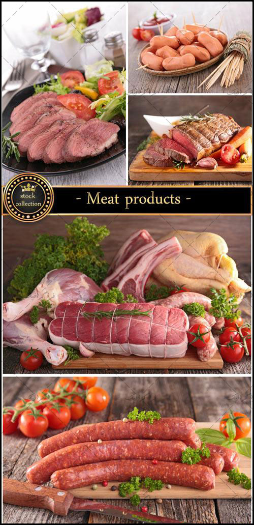 دانلود تصاویر استوک محصولات گوشتی