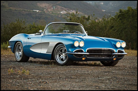 دانلود والپیپر اتومبیل Corvette 1961
