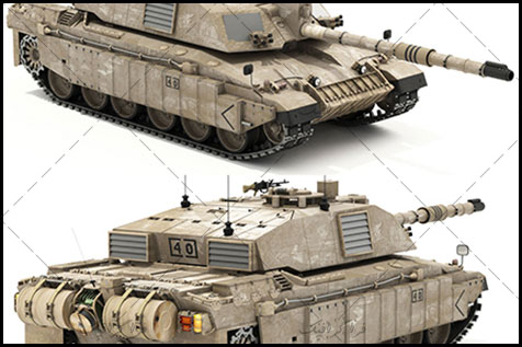 دانلود مدل 3 بعدی تانک جنگی