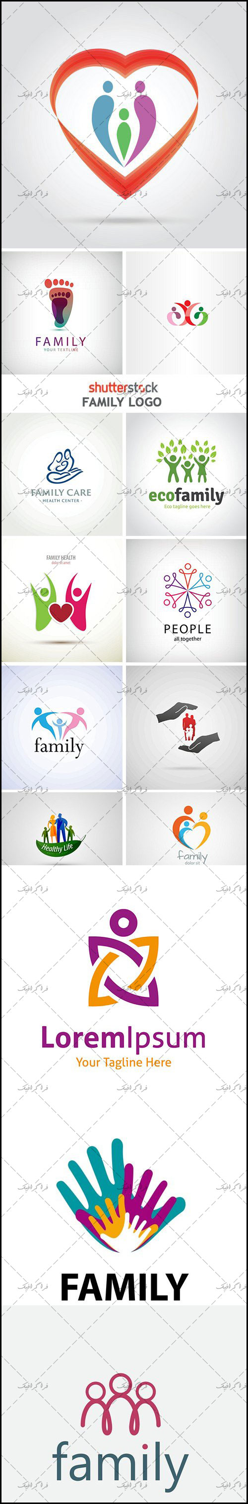 دانلود لوگو های خانواده - Family Logos