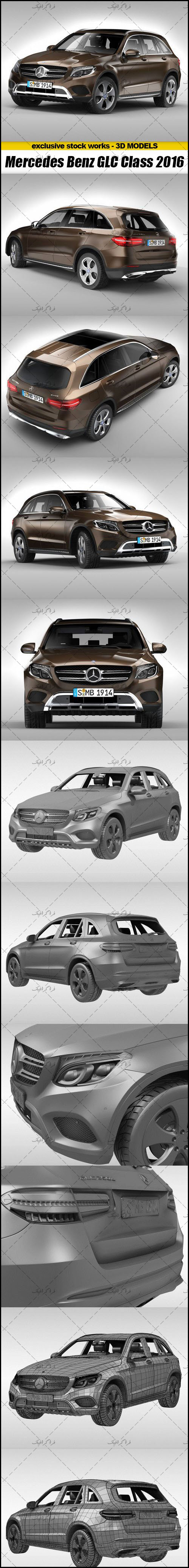 دانلود مدل 3 بعدی اتومبیل Mercedes Benz GLC