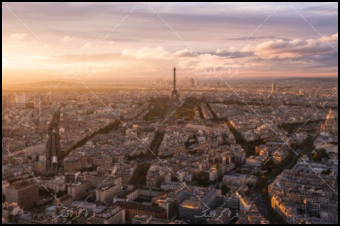 دانلود والپیپر شهر پاریس - نمای پانوراما