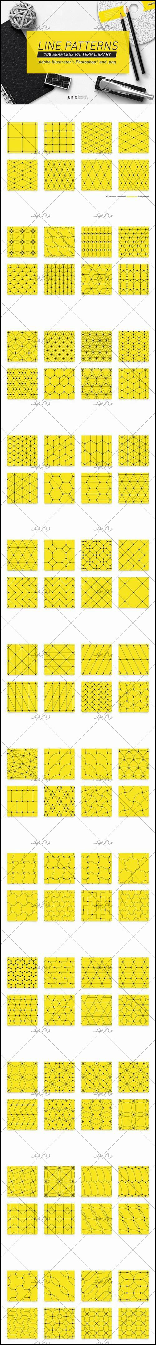 دانلود پترن های فتوشاپ خطی Line Patterns - شماره 2