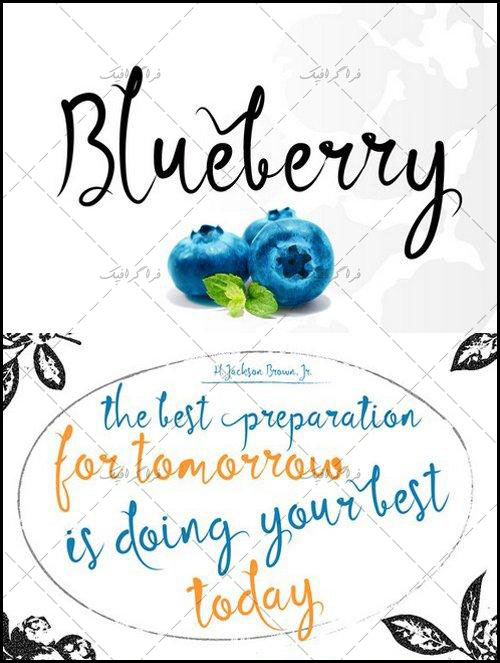 دانلود فونت انگلیسی دستخط Blueberry