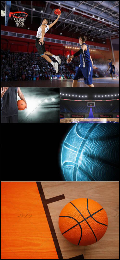 دانلود تصاویر استوک ورزش بسکتبال -  