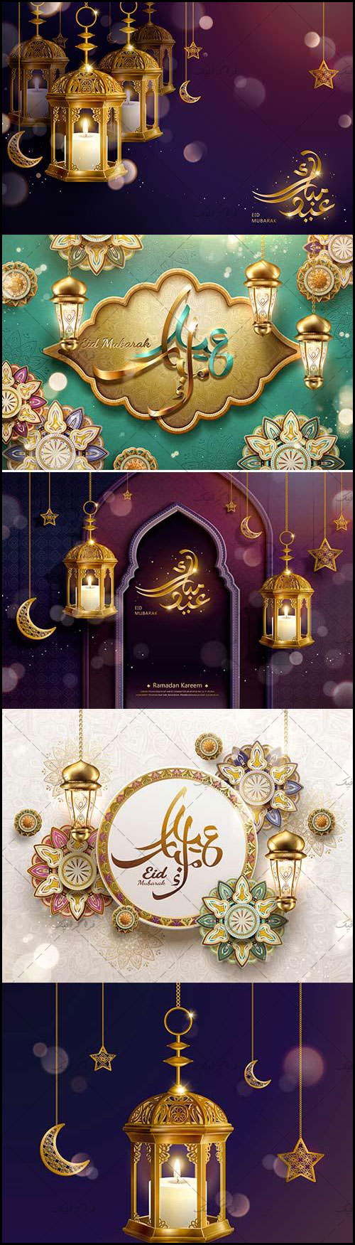 دانلود وکتور طرح های ماه مبارک رمضان - شماره 18