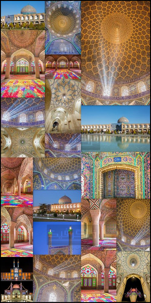 تصاویر استوک مسجد نصیر الملک شیراز