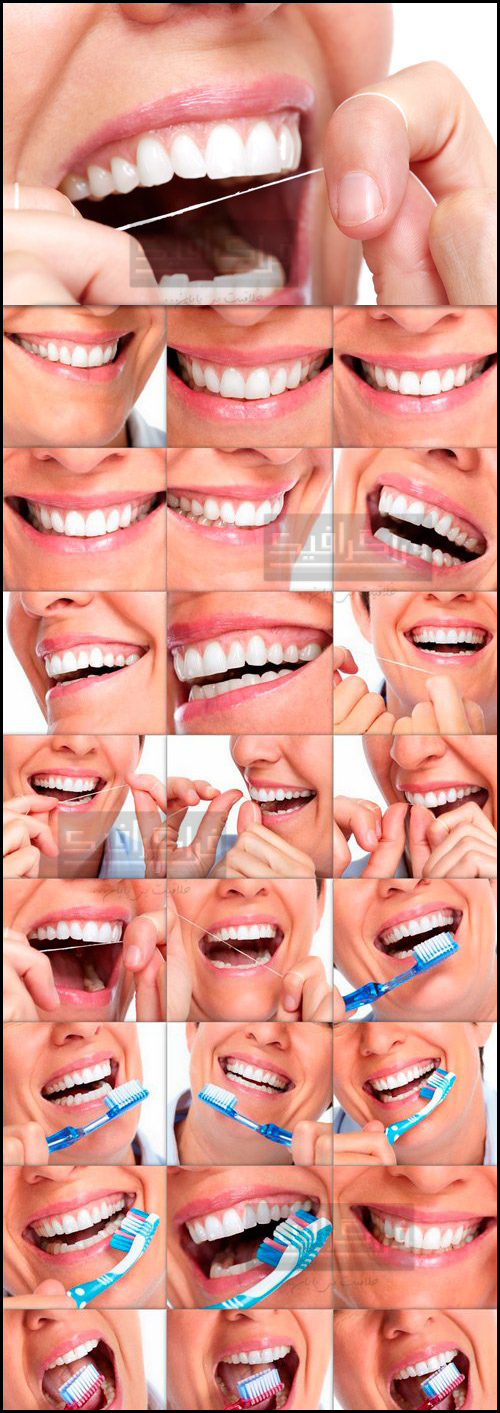 دانلود تصاویر استوک مسواک زدن دندان