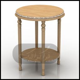 دانلود مدل سه بعدی میز چوبی 1