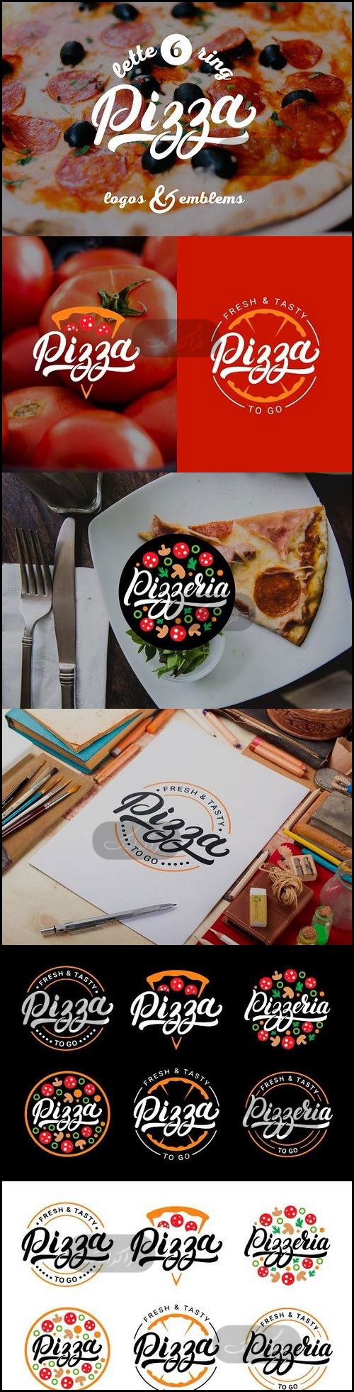 دانلود لوگو های پیتزا Pizza Logos - شماره 2