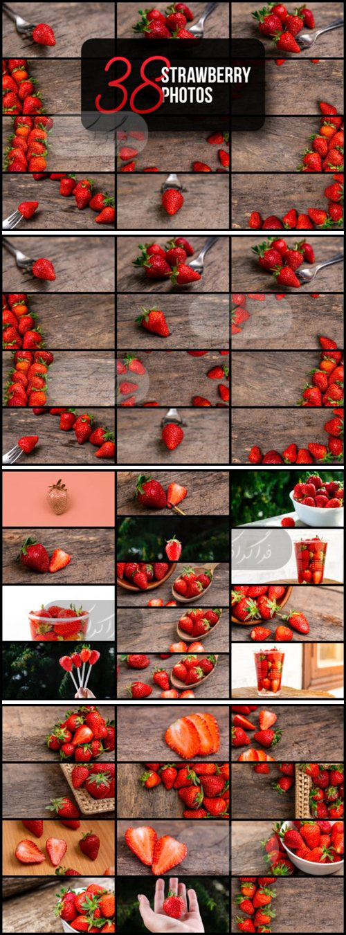 دانلود تصاویر استوک میوه توت فرنگی - شماره 2