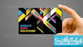 کارت ویزیت print media business card