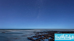 دانلود والپیپر اقیانوس در شب