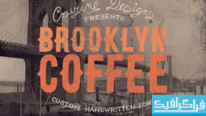 دانلود فونت انگلیسی Brooklyn Coffee