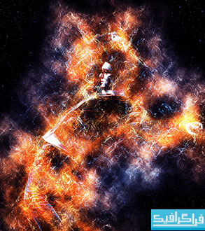 اکشن فتوشاپ افکت توده های ابر Nebula