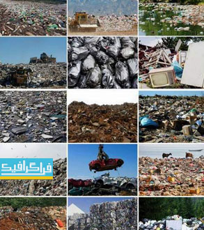 دانلود تصاویر استوک دفع زباله و آلوده کردن طبیعت