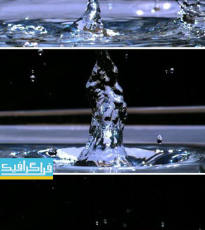 دانلود ویدیو فوتیج پاشیده شدن آب - آهسته