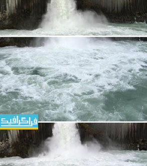 دانلود ویدیو فوتیج آبشار زیبا
