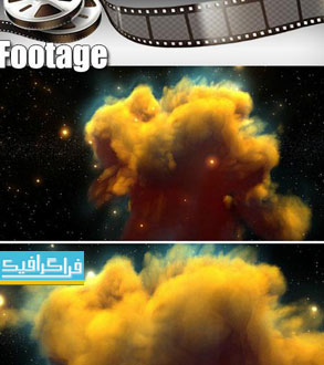 دانلود ویدیو فوتیج حرکت در فضا و ابر سحابی