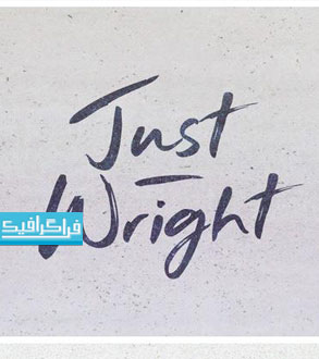 دانلود فونت انگلیسی دستخط Just Wright
