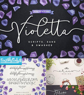 دانلود فونت انگلیسی دستخط Violetta