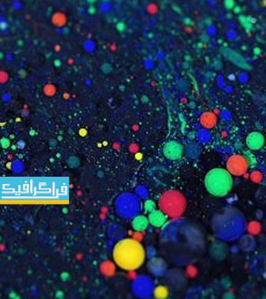 دانلود ویدیو فوتیج مایع انتزاعی رنگارنگ