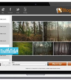 دانلود نرم افزار ساخت قالب عکس برای وبلاگ BlogStomp