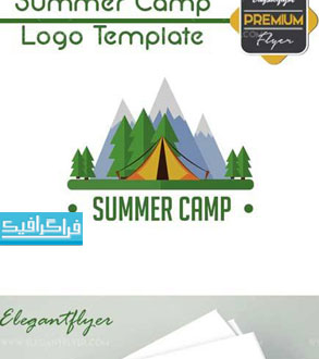 دانلود لوگو کمپ تابستانی - لایه باز وکتور و فتوشاپ رایگان