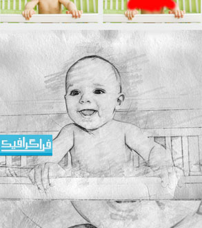 دانلود اکشن فتوشاپ افکت نقاشی اسکچ - شماره 4