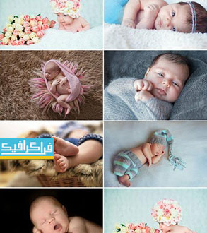دانلود تصاویر استوک نوزاد خوابیده بامزه - شماره 2