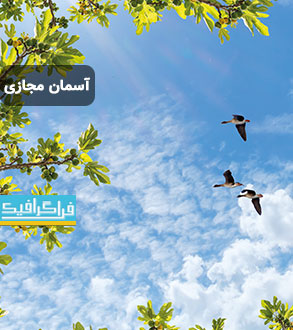 تصویر آسمان مجازی - طرح درخت انجیر - اردک