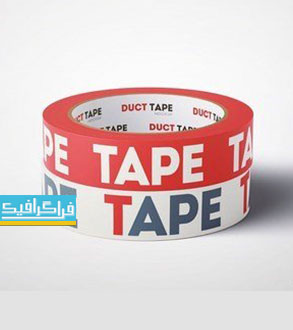 دانلود ماک آپ فتوشاپ چسب نواری - Duct Tape