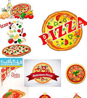 دانلود لوگو های پیتزا - Pizza Logos